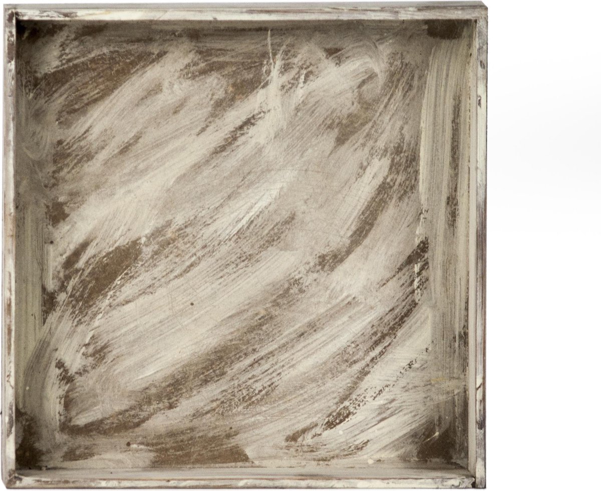 Dienblad "old look" / Houten plateau / Decoratieschaal / Tray / Presentatieblad
