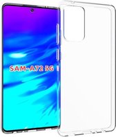 Samsung Galaxy A72 Hoesje - Siliconen - Samsung A72 Hoesje Transparant Case