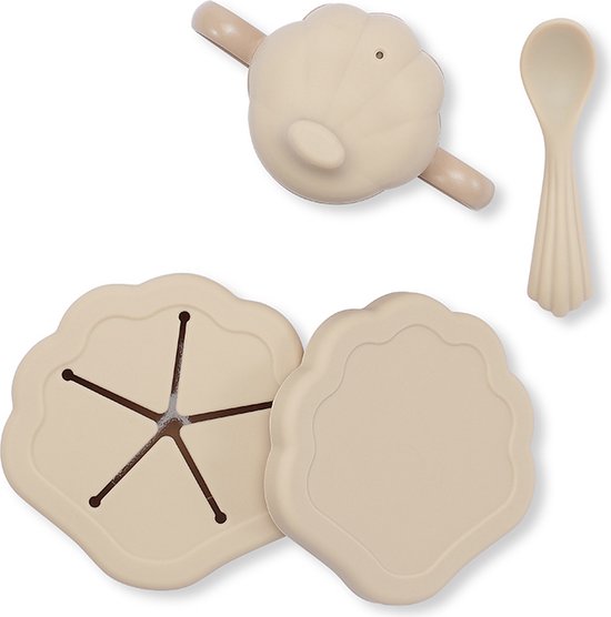 Set De Table En Siliconen Bebe Clam Shell Konges Slojd Bol Com