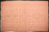 Badmat Jacquard hart Soft Pink 75x120