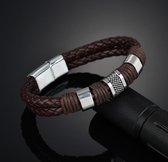 Akyol - Leren armband met magnetische sluiting - Heren armband - Dames armband - Leren armband