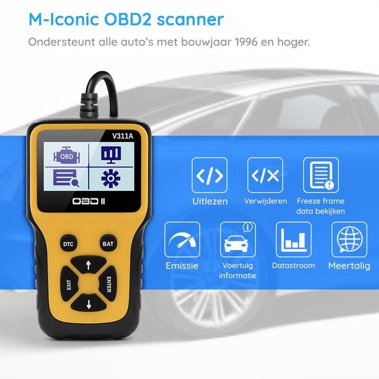 MIconic OBD2 scanner Auto accessories OBD2 Uitleesapparaat