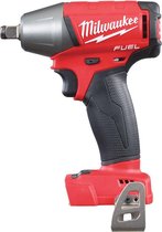 "Milwaukee M18 FIWF12-0 18V Li-Ion Accu slagmoersleutel body - 300Nm - 1/2"" - koolborstelloos"