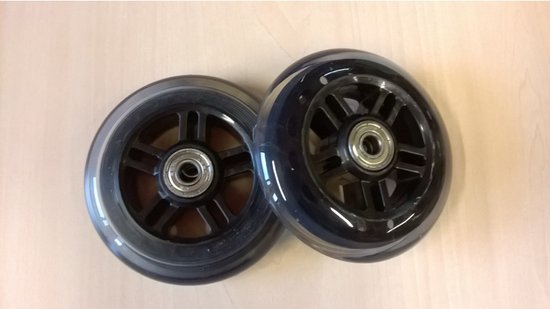 JD Bug Stunt Step Wielen Set 100mm / 25mm - Zwart - Voor JD - JD - €45,38