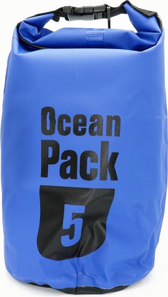 Ocean Pack 5 liter | Waterdichte zak | Dry bag | Outdoor Plunjezak | Donkerblauw