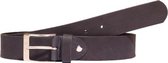 Heren riem leer 3,5 cm Donker blauw, bandmaat 095
