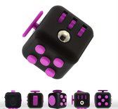 Kwalitatieve Fidget Cube / FriemelKubus | Anti Stress Speelgoed | Fidget Toy - Zwart-Roze - AWR