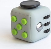 Kwalitatieve Fidget Cube / FriemelKubus | Anti Stress Speelgoed | Fidget Toy - Grijs-Groen - AWR