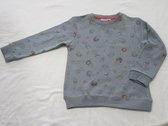 noukie's , jongens , s-shirt , dieren all over , blauwgrijst , 6 jaar  116