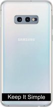 Samsung Galaxy S10 e - Smart cover - Transparant - Simple