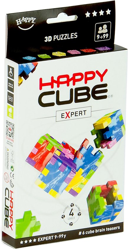 SmartGames – Happy Cube Expert – 6 puzzels – 3D
