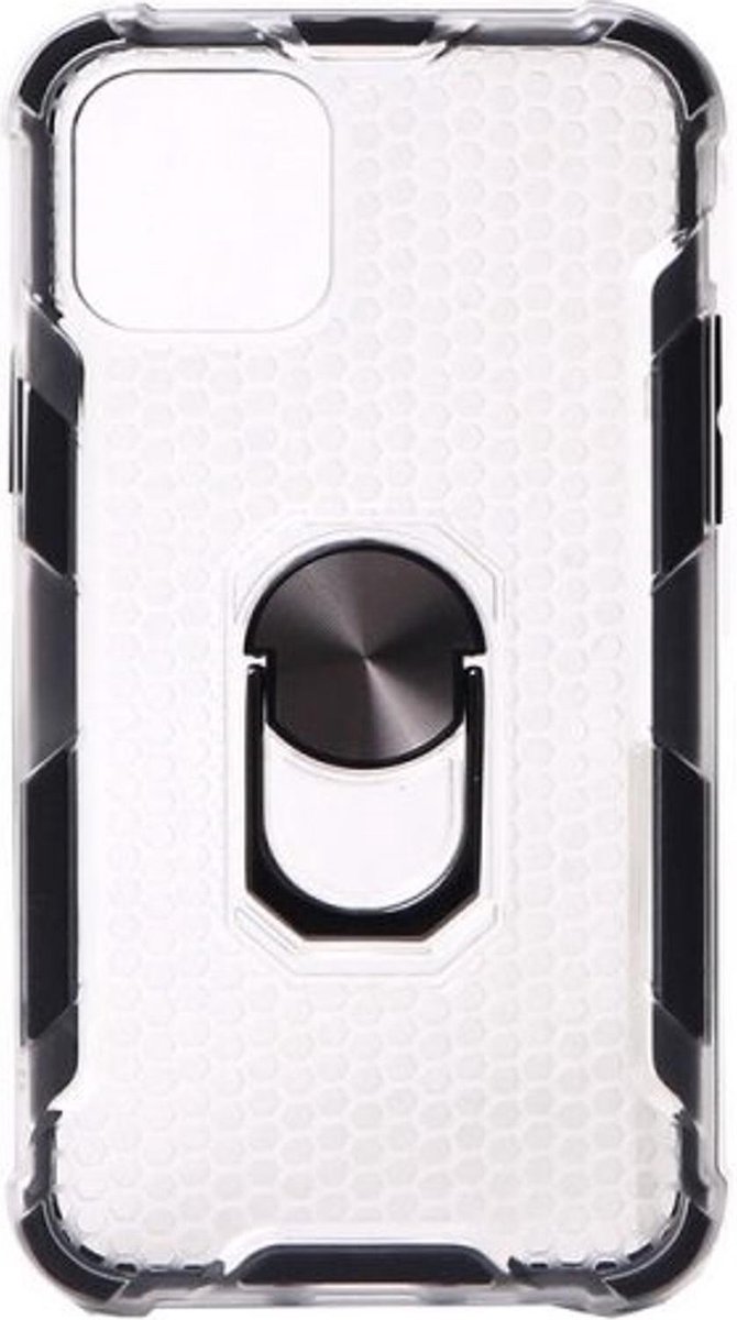 Backcover Geschikt voor IPhone 11 Pro Max Backcover – Kickstand – Transparant