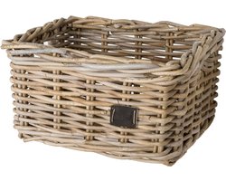 Fastrider Zeno Rotan Fietsmand - Naturel - 8L - Handgemaakt