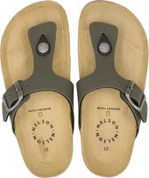 Nelson Kids jongens slipper - Kaki - Maat 34