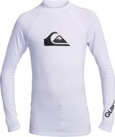 Quiksilver - UV-zwemshirt voor tieners - Longsleeve - All Time - Wit - maat 176cm
