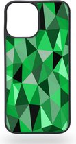 Green triangles Telefoonhoesje - Apple iPhone 12 Pro Max