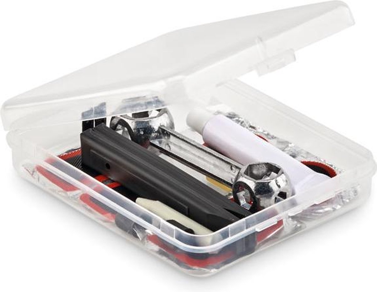 Fiets reparatie set | bandenlichters | voor onderweg | alles in 1