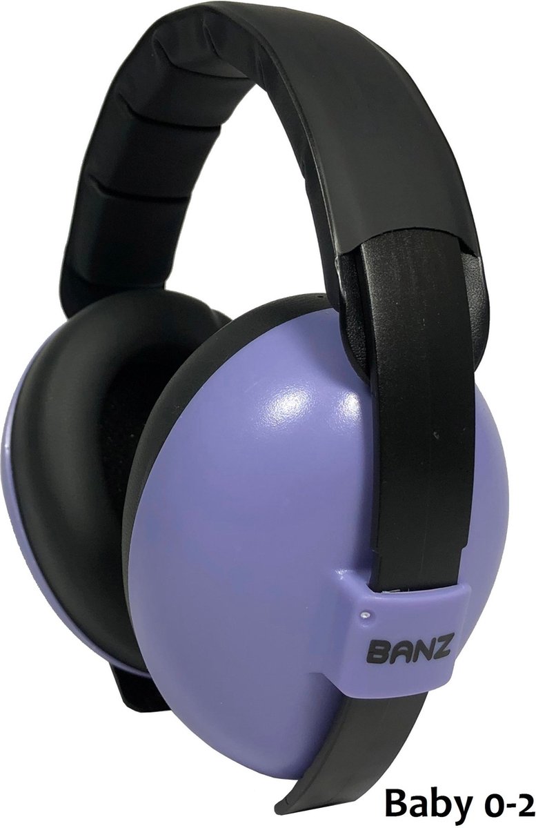 Banz Baby Paars /Lilac  EM-012 gehoorbeschermer (3-36mnd) SNR:21db