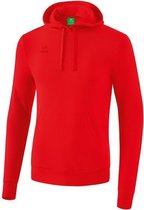 Erima Sweatshirt Met Capuchon Kind Rood Maat 152