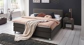 Boxspring Miracle 180x200 Antraciet + Gratis koudschuim topdekmatras 5 cm