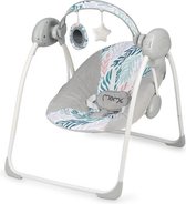 MoMi LISS - automatisch wipstoeltje, met muziek - Leafs Grijs