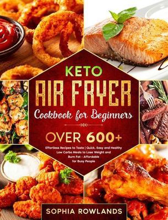 Keto Air Fryer Cookbook for Beginners - cover