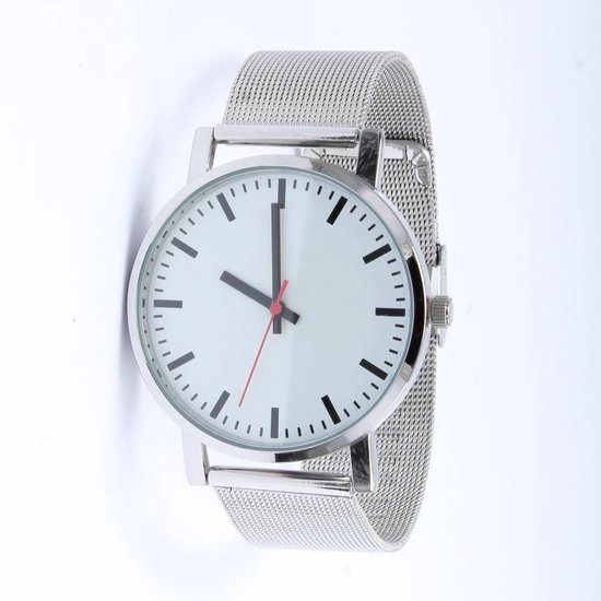 Brigada - dames horloge - edelstalen Mesh horlogeband -  - Milanese / mesh horlogeband - quartz uurwerk