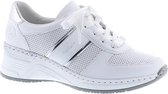 RIEKER N4315-80 Sneaker wit maat 40