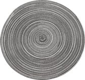 Krumble rond / Napperons de table / Dessous de verre / Dessous de verre - Diamètre 36 cm - Argent/ gris