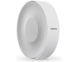 Netatmo Slimme Binnensirene - Draadloze Alarmsirene - 110 dB Alarm - Beveiligingssysteem - Voor Netatmo Camera - Inclusief Batterijen - Wit - 1 Stuk