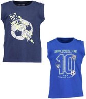 Blue Seven tops voetbal 2 stuks, maat 128