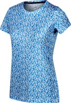 Regatta T-shirt Fingal Edition Dames Polyester Blauw Maat 48