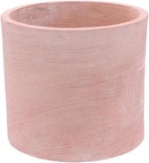 Plantenwinkel Terracotta Moderne Cilindro ronde terracotta pot 37 cm bloempot voor buiten