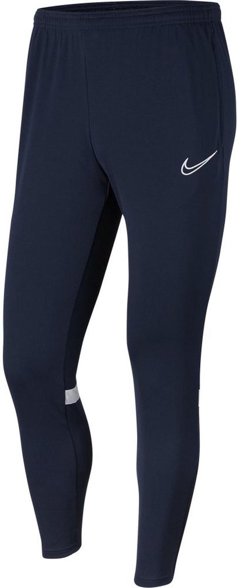 Nike Sportbroek - Maat XS - Unisex - navy/wit