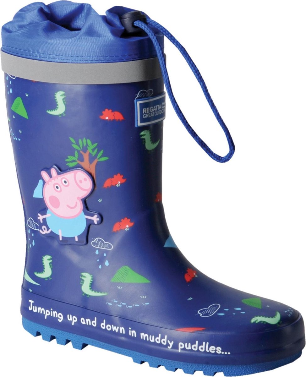 Regatta - Regenlaarzen voor kinderen - Peppa Pig Splash - Koningsblauw - maat 32EU