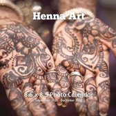 Henna Art 8.5 X 8.5 Calendar September 2021 - December 2022: Monthly Calendar with U.S./UK/ Canadian/Christian/Jewish/Muslim Holidays -Body Painting A