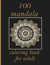 100 mandala coloring book for adult