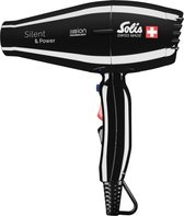 Bol.com Solis Silent & Power 449 Föhn - Ionische Haardroger - Zwart aanbieding