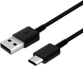 Samsung USB-A naar USB-C Kabel Origineel Zwart 0.8 Meter