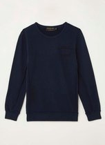 In Gold We Trust The Reakwon sweater met backprint en logo -Blauw - Maat 128
