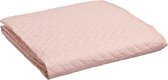 Oneiro's Luxe Beddensprei Baby Roze - 200x200 cm – tweepersoons – beddengoed – slaapkamer – spreien