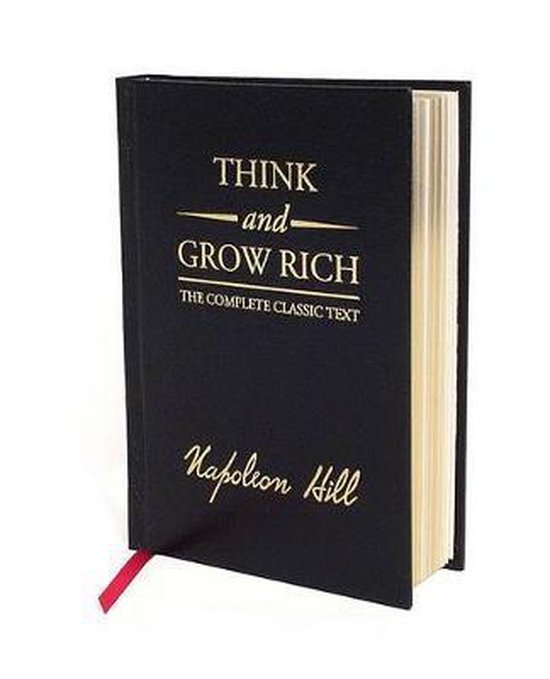 Boek cover Think and Grow Rich van Napoleon Hill (Hardcover)
