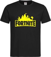 Zwart T shirt met Geel "Fortnite Battle Royal" print size XXL