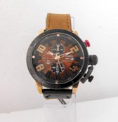 Sportief horloge roségold plated van Curren met datum