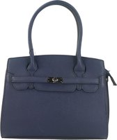 Classic Kelly handtas Eleganci blauw