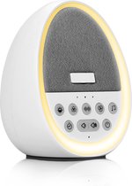 White Noise Machine - Slaaptrainer - Slaaphulp Volwassenen - Witte Ruis Baby - Slaap Geluidsmachine - 2021 Verbeterd Model
