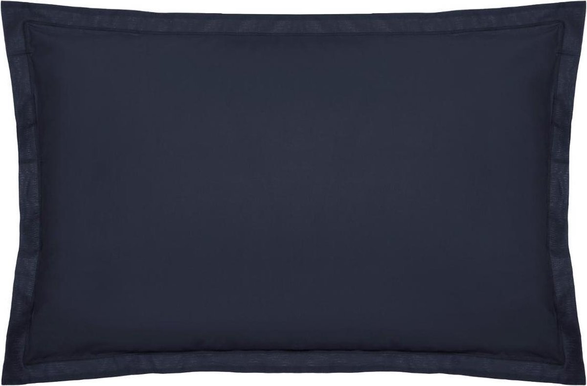 Atmosphera kussensloop set van 2 blauw Katoen 50 x 70 cm Donker blauw