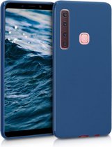kwmobile telefoonhoesje voor Samsung Galaxy A9 (2018) - Hoesje voor smartphone - Back cover in marineblauw