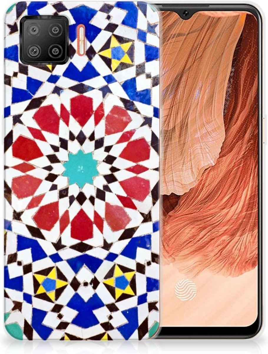 OPPO A73 4G TPU Siliconen Hoesje Mozaïek