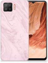 Smartphone hoesje OPPO A73 4G Leuk Hoesje Marble Pink